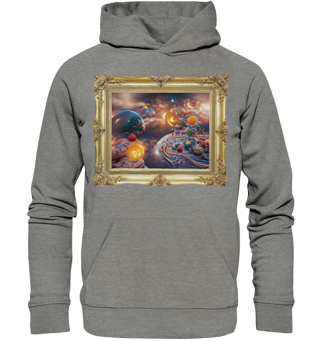 Ai Galaxy Frame - Organic Hoodie