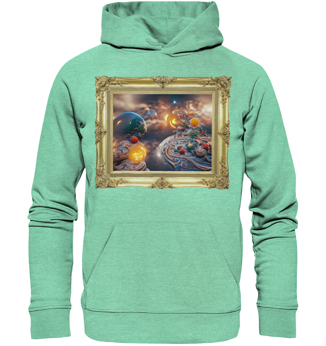 Ai Galaxy Frame - Organic Hoodie