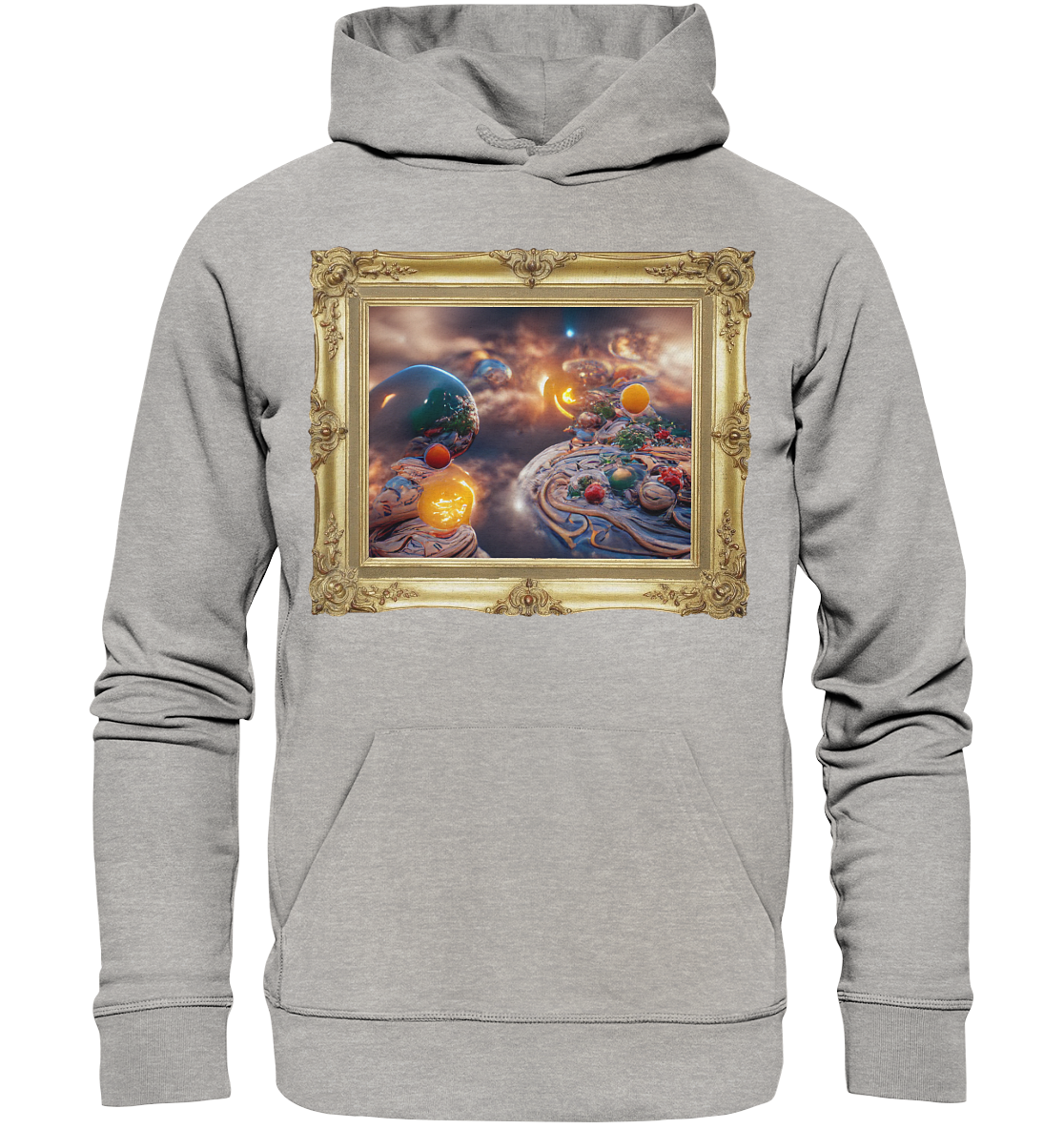 Ai Galaxy Frame - Organic Hoodie