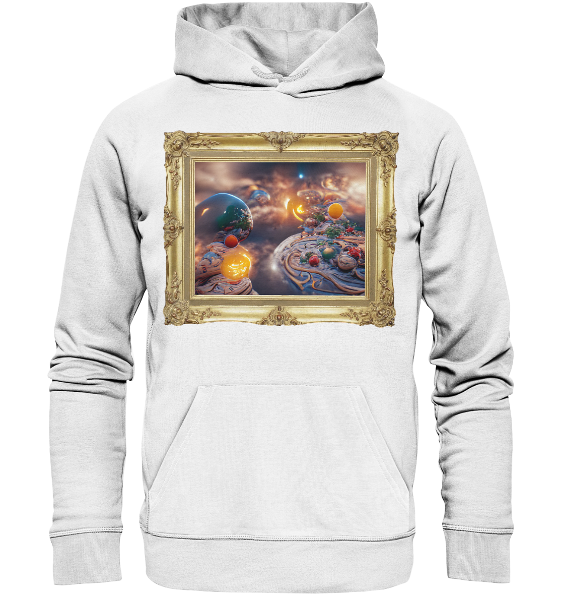 Ai Galaxy Frame - Organic Hoodie