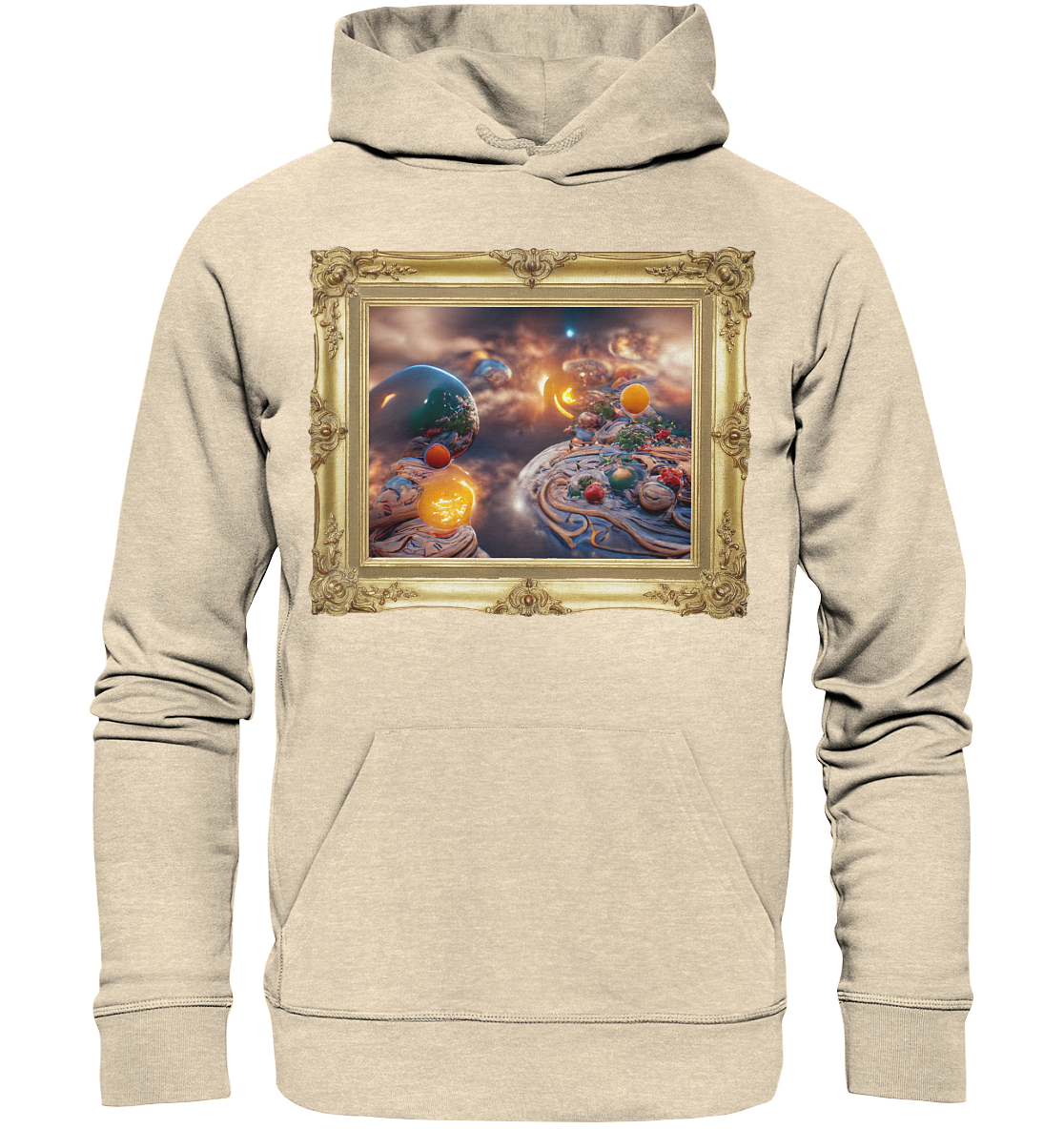 Ai Galaxy Frame - Organic Hoodie